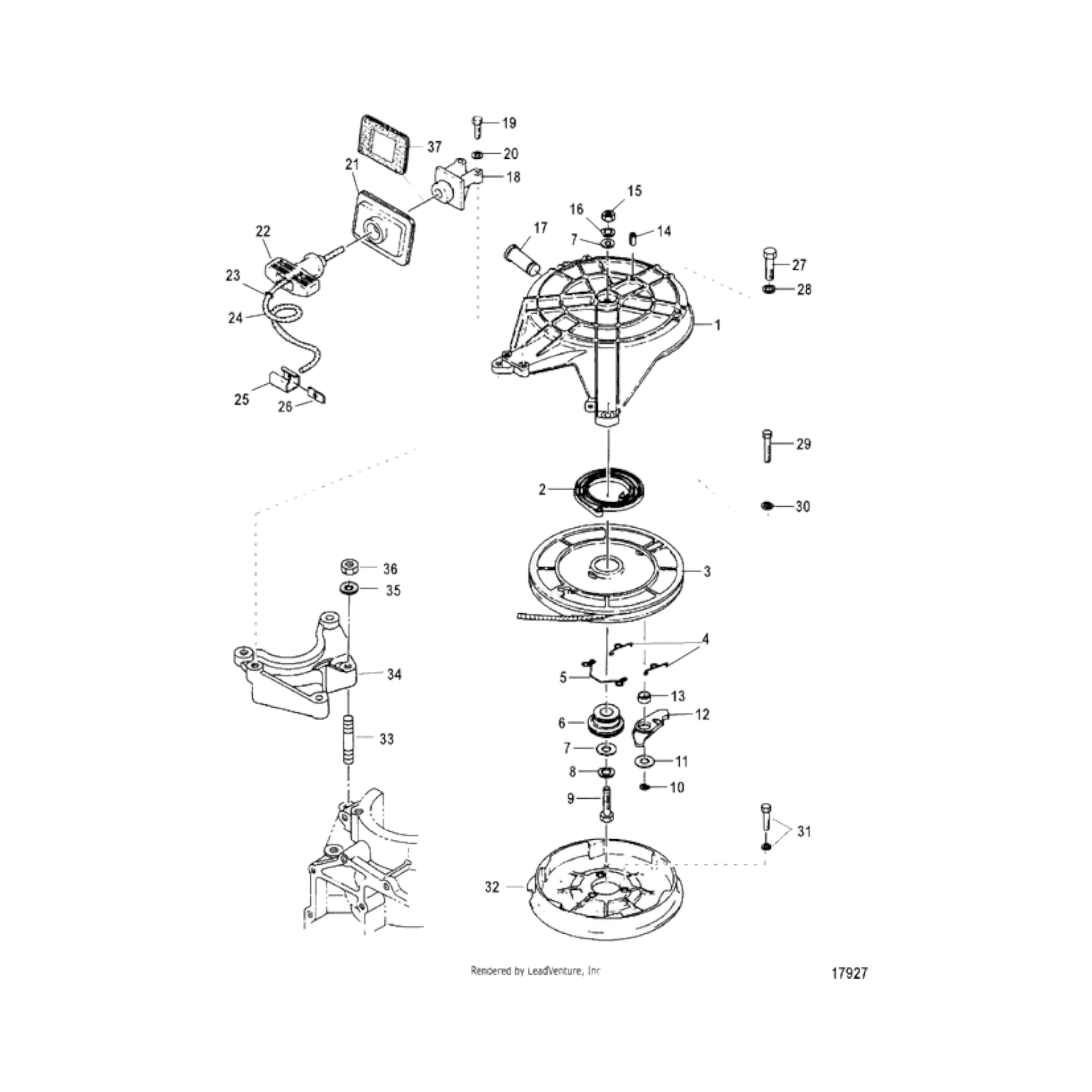 Mercury 30hp Assemblies