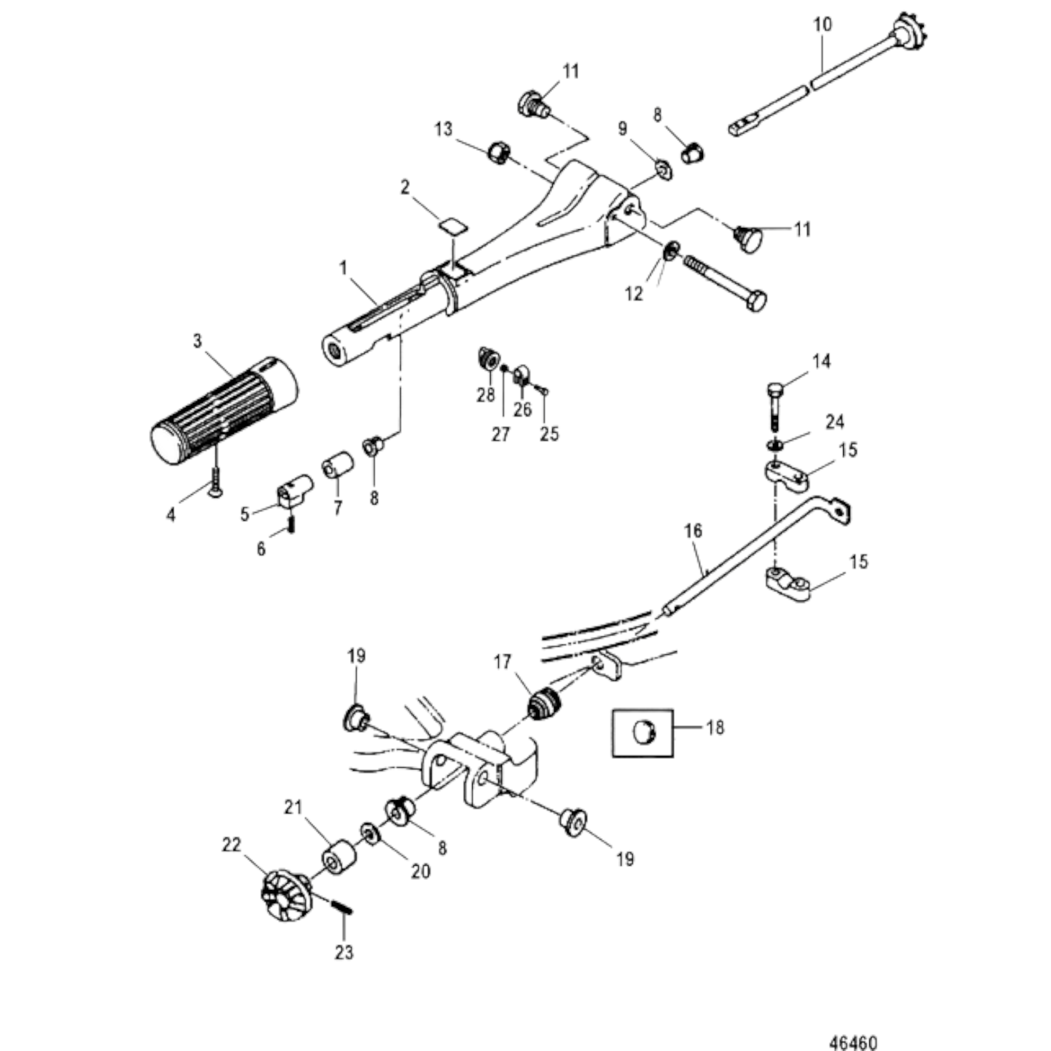 Tiller Handle