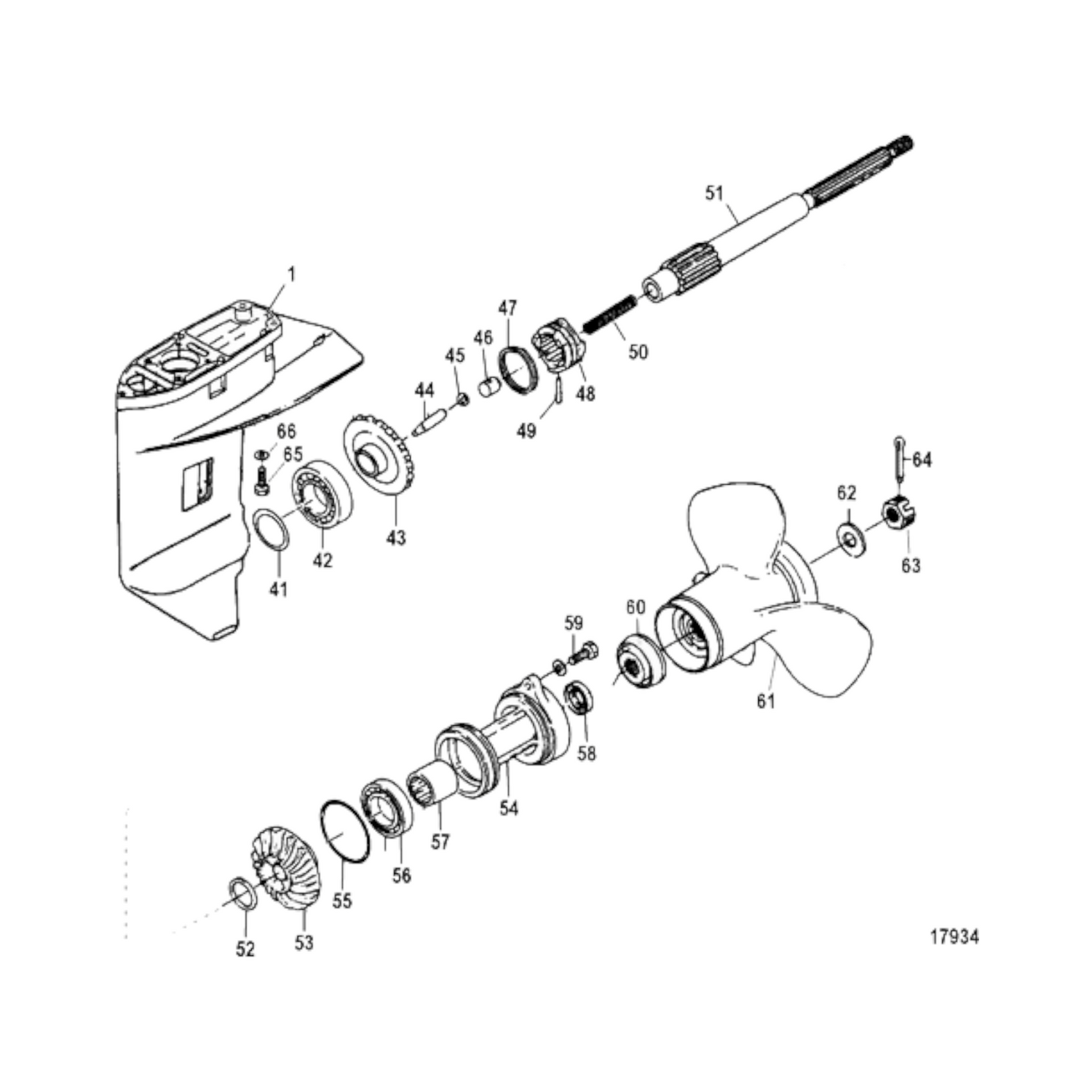 Split Pin - Propeller Shaft #64