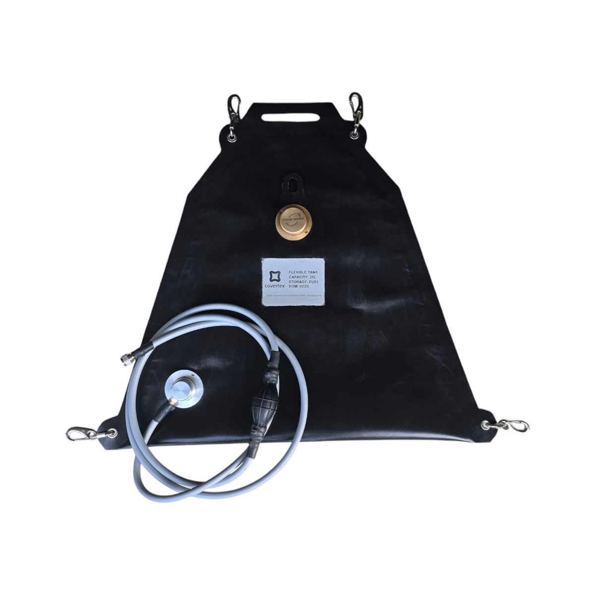 Fuel Bladder Componenets Black 25L Fuel Bladder – Lifesaving Equipment