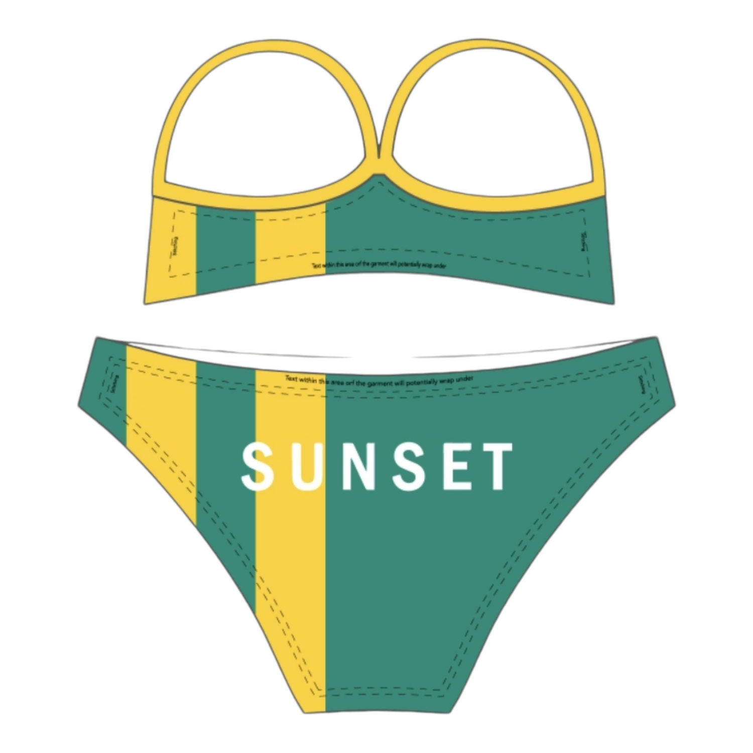 Sunset Bikini - Set